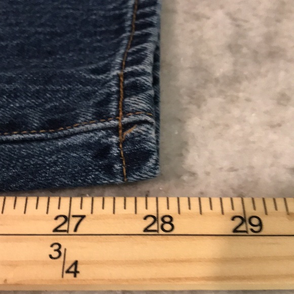 Madewell Kule Dad Jean Mens 30 High Rise Blue Denim Relaxed Button Fly - Picture 10 of 14